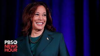 WATCH LIVE: Harris speaks with 2024 campaign headquarters as she gears up for White House run
