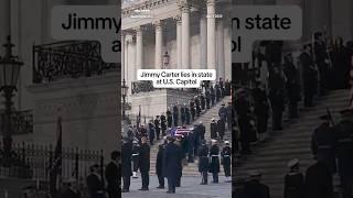 Jimmy Carter lies in state at U.S. Capitol