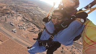 Gurpreet Samra -Tandem Skydive in Las Vegas at Skydive Fyrosity