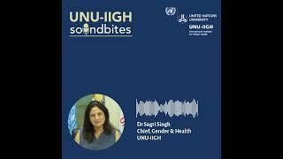 UNU-IIGH Soundbites: Thoughts on Global Health Priorities | Gender and Health Workforce