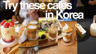 Cafe vlog Korea ️ Best cafes we tried in Korea [Seoul, Suwon, Gwangju and Mokpo]