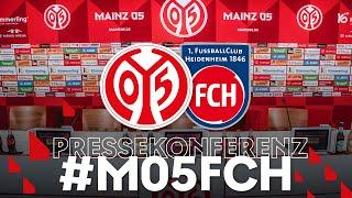 Die PK vor dem Spiel gegen Heidenheim | #M05FCH | #05ertv | Saison 2024/25