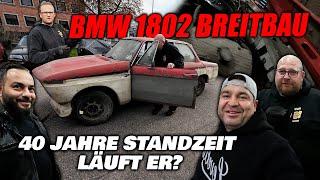 BMW 1802 Breitbau - 40 Jahre Standzeit - Kriegen wir ihn zum laufen?