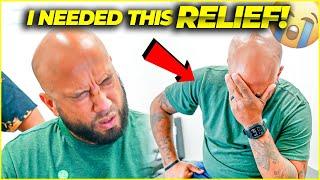*DESPERATE CRACKING* ~He MOVED from NYC to get PAIN RELIEF!| Chiropractic Asmr | Dr Tubio