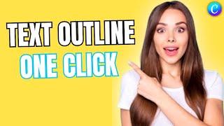 How to Add Text Outline in Canva (2024)