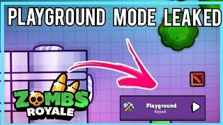 Zombs Royale Playground Mode Concept  Leak