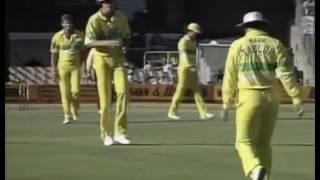 Aus vs Pak Thrilling Match | Benson & Hedges World Series 1989-90 | Cricket Classics