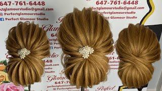 Simple low Bun | Easy Hairstyle | Russian Hairstyle | Style 2 - Perfect Glamour Studio