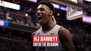 RJ Barrett Duke Freshmen Season Highlights Montage 2018-19 - 22.6 PPG, 7.6 RPG, 4.3 APG