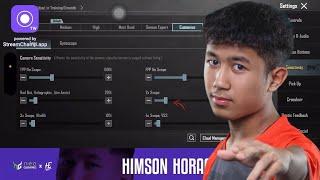 HimsonHORAA Sensitivity Setup 2024 | Get Perfect Aim with Pro Settings!