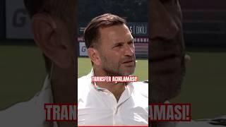 Okan Buruk: “Net Transferler Yapacağız!”