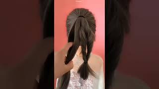 2 minutes Easy Hairstyle Tutorial for Girls #shorts #viral #hairstyle #glamreel