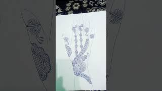 New Mehndi Design #art #lineart #drawing