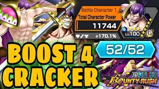 BOOST 4 CRACKER RULES EVERY ERA!  | One Piece Bounty Rush OPBR SS League Battle バウンティラッ