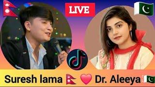 Suresh lama and Dr Aleeya Tiktok live video