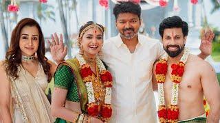 Keerthy Suresh ️ Antony Thattil Blessed By Thalapathy Vijay And Trisha At Wedding | Goa | Baby John