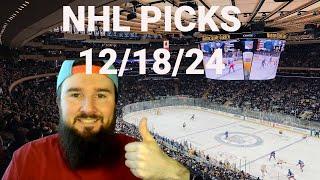 Free NHL Picks Today 12/18/24