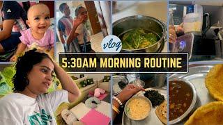 5:30AM MORNING ROUTINE, School Lunchbox, Baby malish, AfterSchool Meal, Chole Puri Dinner