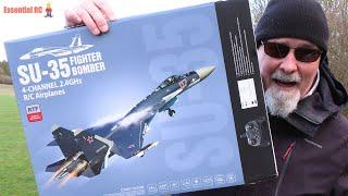 How good is this RC jet fighter ? SU-35 with special afterburner lights