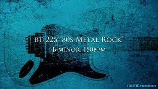 80s Metal/Rock Backing Track in Bm | BT-226