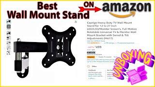 Best TV wall mount stand Under 500/-  | Caprigo Heavy Duty TV Wall Mount Stand Unboxing and Review