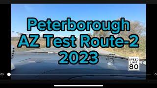 Peterborough (Ontario) AZ Test Route-2