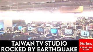 SHOCK MOMENT: Studio In Taiwan’s ‘SET TV’ Is Rocked By Earthquake