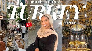 ISTANBUL TURKEY VLOG (ep.2) | hijabi mall, exploring the city, art museum, hagia sophia & more!