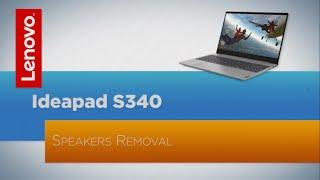 Lenovo ideapad S340 Speakers Removal - Replacement