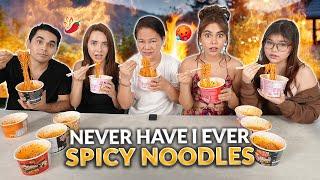 NEVER HAVE I EVER + SPICY NOODLES CHALLENGE! | IVANA ALAWI