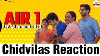 AIR 1 JEE Advanced 2023 || Chidvilas Reaction || Infinity Learn JEE