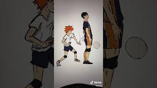 Hinata smacks kageyama || Kagehina  Haikyuu #Shorts