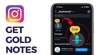 How to Get Gold Notes on Instagram | Instagram Gold Notes Update