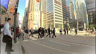 【4K — JUNE 4】Looking East TORONTO ST【View of King St —Entertainment & Financial District 2024】CANADA