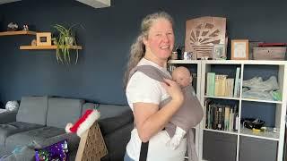 How to Use the Moby Easy Wrap, with your newborn baby.