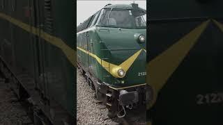 Belgian class 62 diesel locomotive on heritage railroad #shorts #trains #nmbs #sncb #trainspotting