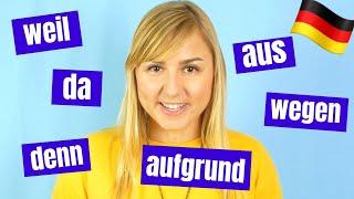 Wie formt man Kausalsätze und Adverbiale um?  Deutsche Grammatik B1 B2