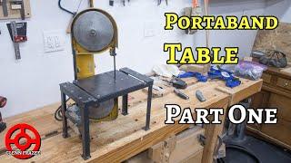 Making a Table for a Millers Falls Model 9954 Portable Bandsaw | Part 1