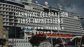 Carnival Celebration First Impressions of the Ship & Activities Onboard