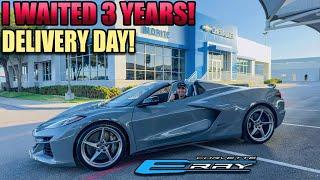 Finally! I take DELIVERY of my 2024 C8 E-Ray DREAM Car!