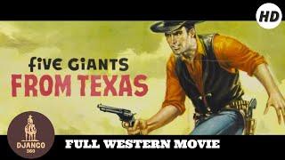 The five giants from texas | Western | Full movie in english