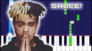 XXXTENTACION - Sauce! Piano Tutorial EASY (Piano Cover)