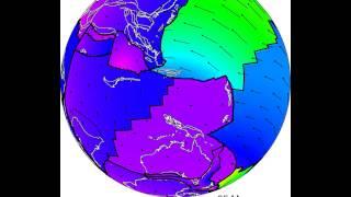 Southeast Asia plate tectonic evolution - plate velocities