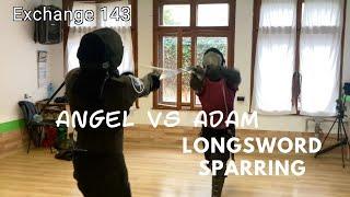 Historical fencing sparring analysis - Longsword with Adam Milovanovic