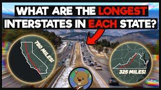 What's Every US States Longest Interstate?