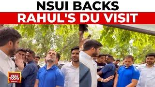 Rahul Gandhi's Delhi University Visit Sparks Political Row Over Unauthorized Entry | India Today