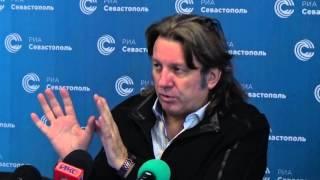 Пресс конференция - Юрий Лоза,Сергей Скачков,Маша Макарова (Севастополь 18.03.2016)