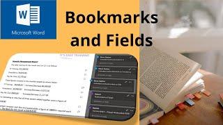 This video explains how to use bookmarks and fields in Microsoft Word