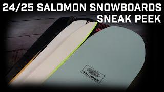 Sneak Peek Of The 24/25 Lineup Of Salomon Snowboards