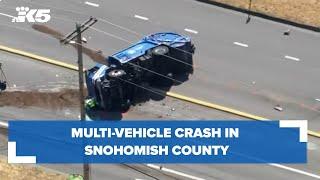 Multi-vehicle crash in Snohomish County